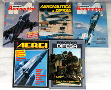 LOTTO 5 RIVISTE - AERONAUTICA - AEREI - DIFESA - ANNI 80/90