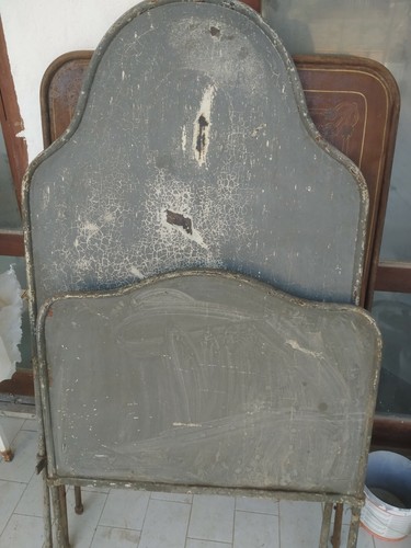 Letto singolo antico ferro