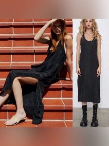 Maxi abito zara fillsens nero - maxi,