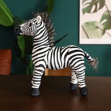 Peluche Zebra in piedi bambola zebrata regali di Natale per bambini