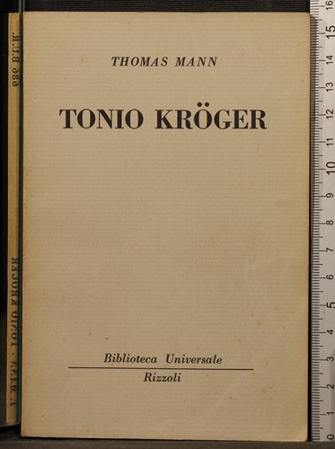 Bur tonio kroger - tonio, thomas