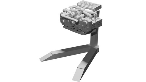 Supporto esposizione motore - supporto,