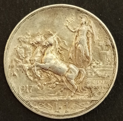 Lira lire 1917 spl argento - lire,