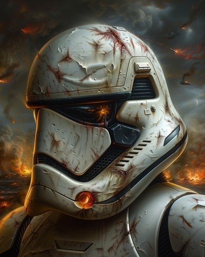 Elmetto stormtrooper bianco - elmetto,