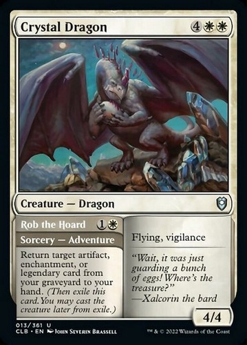 Crystal dragon commander - dragon,