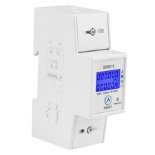 Digitale 230V 5-80A Monofase DIN-Rail Elettrico Contatore Energia KWh Wattmetro