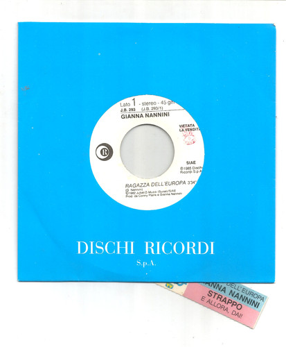 Gianna nannini 1985 jukebox - gianna,