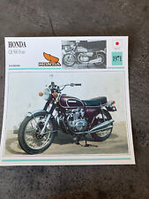 CARTE FICHE MOTO collection