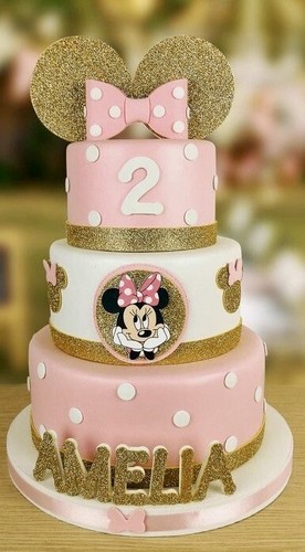 Torta scenografica minnie - torta,