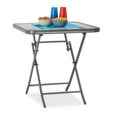 Tavolo da giardino 4 posti Antiscivolo Tavolo pieghevole per esterni 10 kg