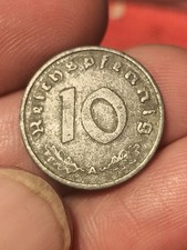 Moneta  Pfennig 1940 Zecca A Deutsches Reich Nazismo Svastica 
