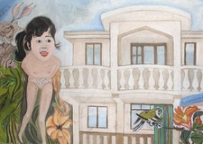 Conteporario grande dipinto ad