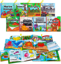 Set Di 8 Libri Di Stoffa per