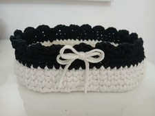 cestino fatto a mano a