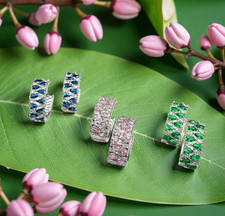 Orecchini Cerchi in Ottone con