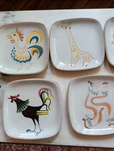 Set piatti quadrati vintage - set,