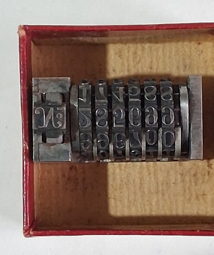Numeratore tipografico vintage - numeratore,