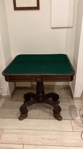 Tavolo antico legno gioco - tavolo,