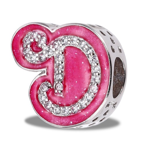 Charm per bracciali lettera - , d
