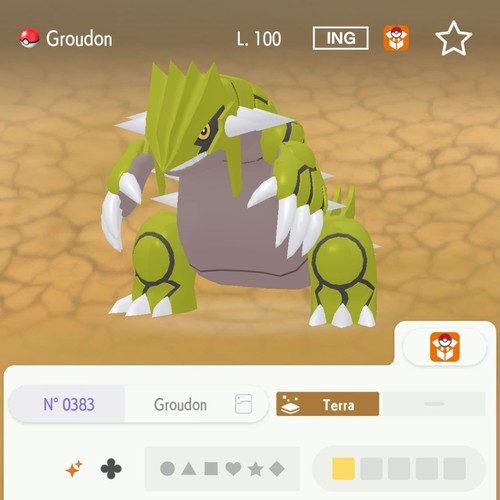 Groudon shiny 100 - shiny, 6