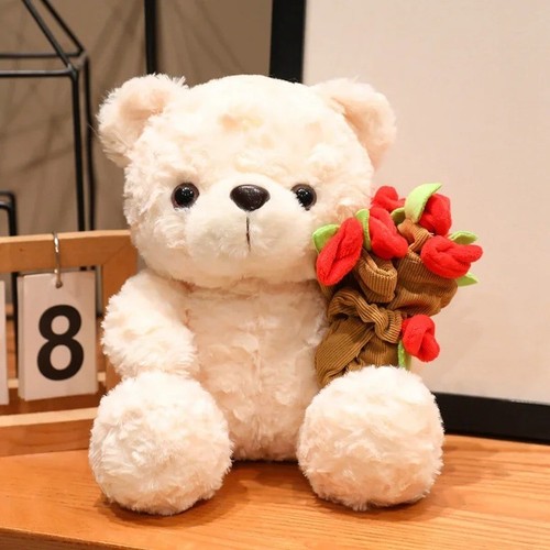 Peluche orso bianco con