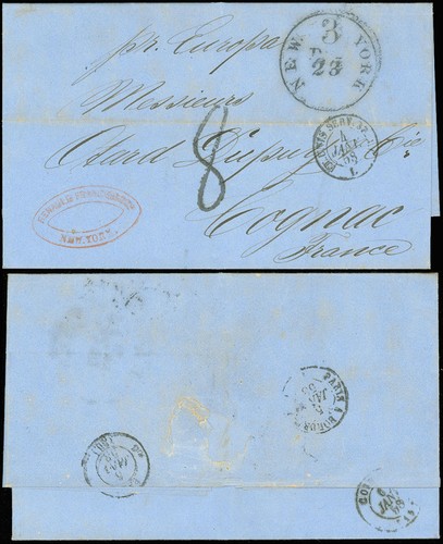 1858 stampless cognac - ny,