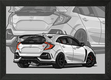 honda civic tipo R bianco