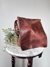 Borsa messenger vintage Y2K in pelle visconti usurata