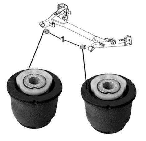 Kit silent block ponte - block,