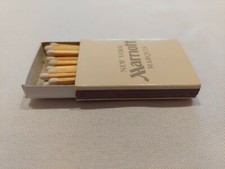 Scatola Fiammiferi Vintage Da Collezione Marriot Marquis New York 