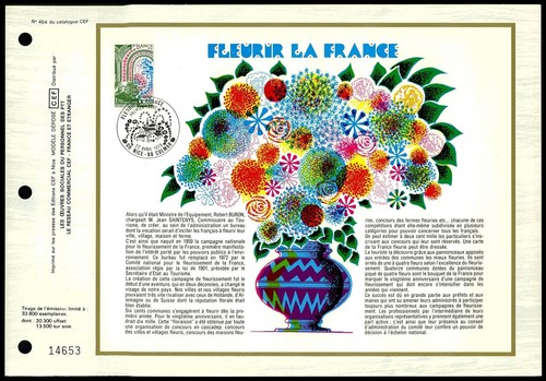 Francia cef 1977 - flora, fiori