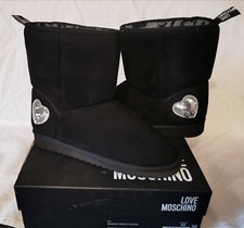 LOVE MOSCHINO - STIVALI Da Neve Donna Scamosciati - Colore Nero - TAGLIA 40