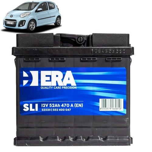 Batteria 50ah per citroen - per, c1