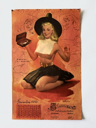 Antiguo hoja calendario