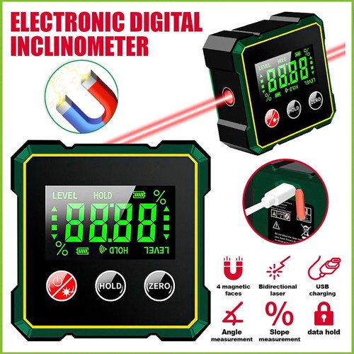 Digital angle finder magnetic - angle,