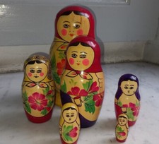 Bambola Matrioska Vintage Anni 50/60