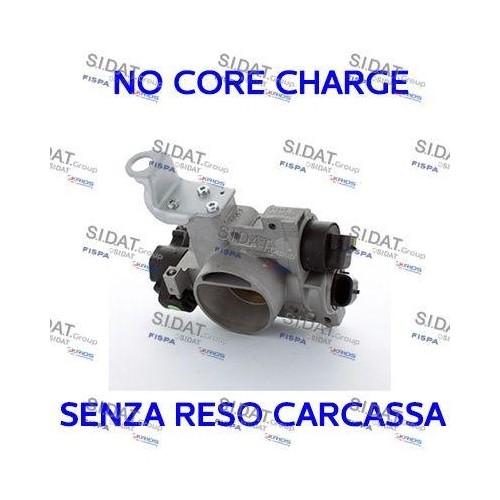 Corpo farfallato sidat 001r - corpo, 88.001r