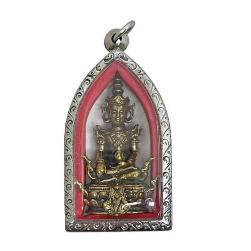Ciondolo amuleto buddha seduto - amuleto,