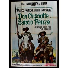 manifesto DON CHISCIOTTE E SANCIO PANZA franco franchi ciccio ingrassia A267