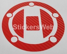 Adesivo Tappo Serbatoio SUZUKI GSX-R1000 2003-2010 (Carbonio ROSSO) Cod.0506