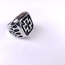 Anello Uomo Biker Croce Ferro