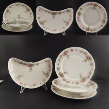 ANTICO PREZIOSO RARO SERVIZIO TAVOLA PIATTI PORCELLANA GINORI DOCCIA LIBERTY