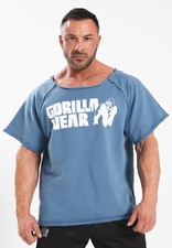 Top da allenamento classico coronetta blu gorilla wear bodybuilding fitness sport