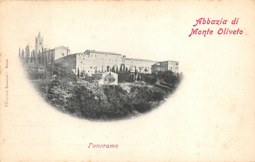 G4864 cartolina abbazia monte - g4864),