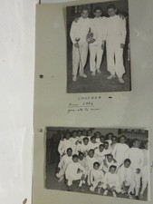 lotto di vecchie fotografie SCHERMA COSENZA 1954 schermidori gara spada sciabola