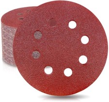 50 pezzi 80 grana 5 pollici