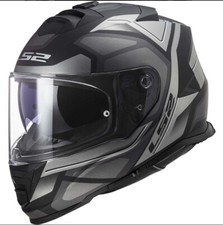 Casco Integrale Moto Doppia Visiera Ls2 FF800 STORM Faster Titanio Opaco