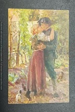 Cartolina Militare Illustrata "Arrivederci Bersagliere" - Riccardo Galli