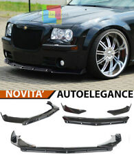CHRYSLER 300C SPLITTER PARAURTI ANTERIORE NERO LUCIDO LOOK RS - 3P -