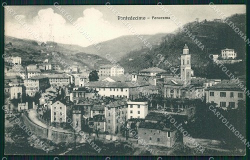 Genova pontedecimo cartolina - genova,